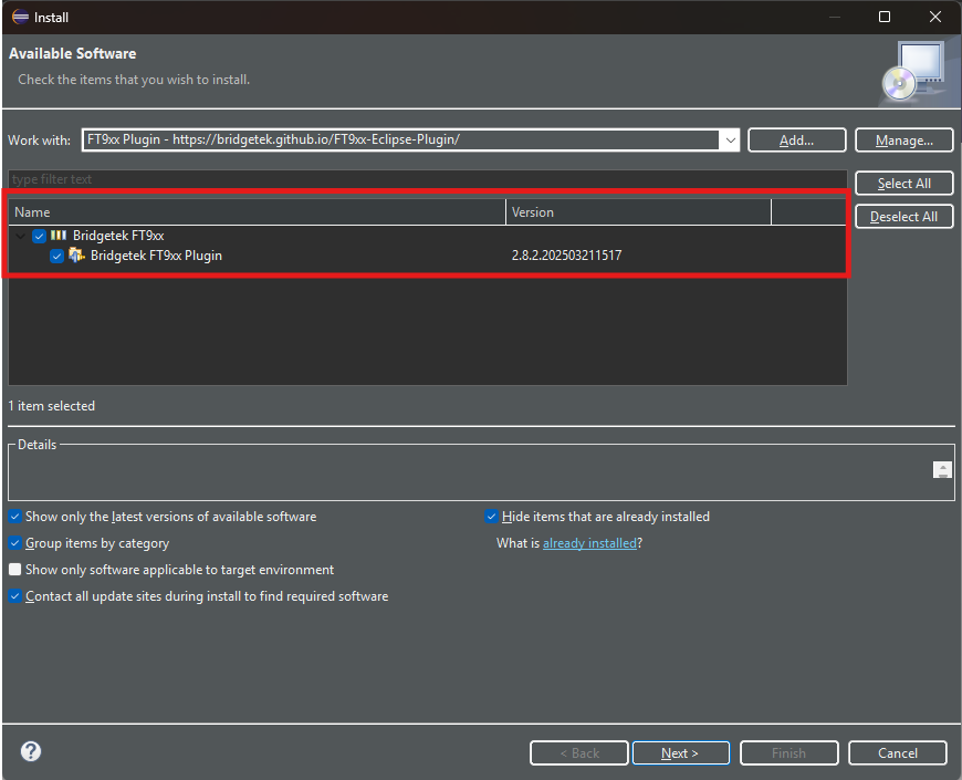 FT9xx Plugin for Eclipse | FT9xx-Eclipse-Plugin