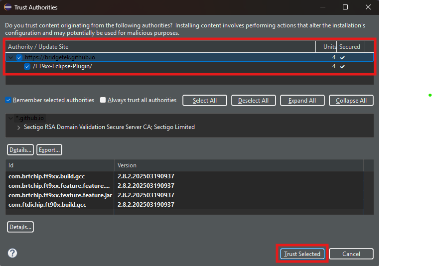 FT9xx Plugin for Eclipse | FT9xx-Eclipse-Plugin